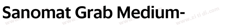 Sanomat Grab Medium字体转换